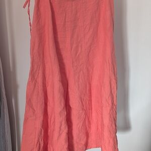 Talbots Coral Maxi Skirt - Wrap Style